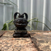 White Kynam Agarwood "Braided Monkey King" Sculpture