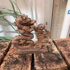 Agarwood Fortune Dragon Ornament