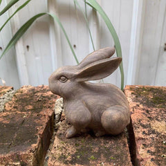 Agarwood Rabbit Sculpture