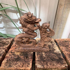 Agarwood Fortune Dragon Ornament