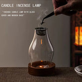 Chinese-Style Agarwood Candle Lamp