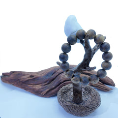 Agarwood Round Bead Bracelet