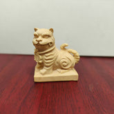 Boxwood "Tiger Lord" Sculpture