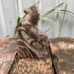 Agarwood "Horse of Success" Sculpture