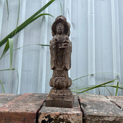 Agarwood "Wish-Fulfilling" Guanyin Sculpture