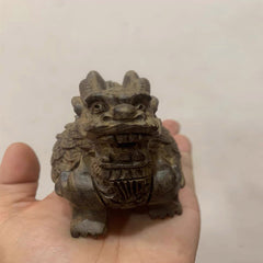 Agarwood "Black Tortoise-Dragon" Sculpture