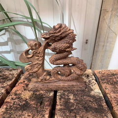Agarwood Fortune Dragon Ornament