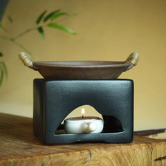 Japanese Ceramic Candle Incense Burner