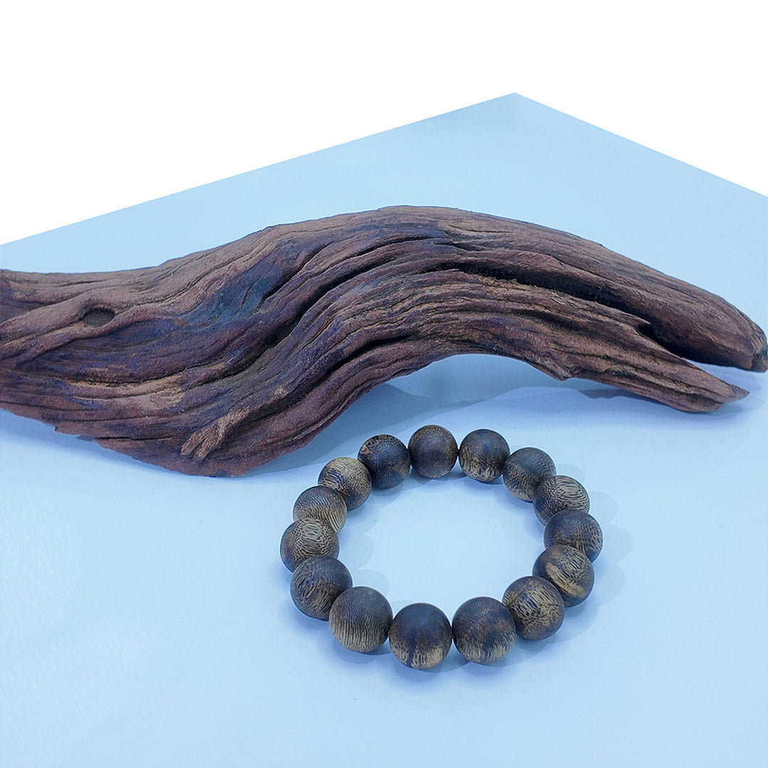 Agarwood Round Bead Bracelet
