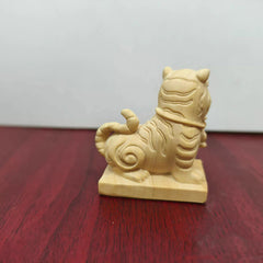 Boxwood "Tiger Lord" Sculpture